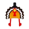 Scena Zużycie Święta Święta Plush Pieczone Turkey Hat Costume Costume Hat