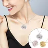 Chaînes Tournesol Collier Femelle Plante Brillant Pendentif Bijoux De Mode Cadeaux Pour Les Filles Chaîne Collares