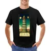 Regatas masculinas Pisa Tower T-Shirt Plus Size Mens Camisetas altas