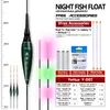 Fishing Accessories 3 Electric Floats3 CR4253 Float Tubes1 Bag Hook Luminous Vertical Lake Bobo Gear 231011