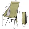 Mobilier de Camp chaise pliante d'extérieur Camping Portable élargi Ultra léger en alliage d'aluminium loisirs croquis plage pêche respirant