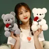 Peluş Bebekler Kawaii Teddy Bear Roses Oyuncak Yumuşak Dolgulu Bebek Sevgili İçin Romantik Hediye Ev Dekoru Sevgililer Günü Hediyeleri Kızlar 231012
