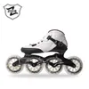 Inline rullskridskor 3 4 hjul inline hastighet skridskor för barn vuxna utomhus gata skridskor race sport roller patins 90 100 110 kolfiber EU 27-43 HKD230720