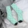 Men's Socks Light Grey And Cyan Bike Biker Cycle Bicycle Racing Male Mens Women Summer Stockings Hip Hop