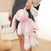 Poupées en peluche 30 42 60 cm mignon lapin jouet en peluche doux animal coloré lapin poupée bébé enfants jouets cadeau d'anniversaire cadeau de noël pour fille 231012