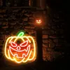 Insegne al neon a forma di zucca di Halloween, decorazioni di Halloween, decorazioni per festival, regali per Halloween, insegne luminose per lampade divertenti per le vacanze, regali per bambini per feste in casa