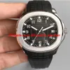 럭셔리 시계 5 스타일 남성 5167R Aquanaut Extra 큰 18kt 로즈 골드 브라운 다이얼 40mm 고무 스트랩 자동 패션 남성 Watc287G