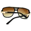 Projektowanie marki Mężczyźni przeciwsłoneczne Vintage Męskie Square Sun Glasses Luksusowe gradient okulary przeciwsłoneczne UV400 GAFAS de sol hombre 230920