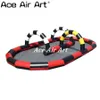 Customized Inflatable Racing Track Entertainment Airtrack Obstacle Course for Outdoor or Grass Amusement Made in China