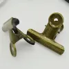 4 tailles rétro rond métal Grip Clips Bronze Bulldog Clip métal billet trombone pour étiquettes sacs bureau en gros FY5831 nouveau