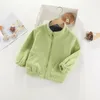 Jackets 2023 Spring Fleece Full Sleeve For Boys Polar Fleese Coats Toddler Kids Outerwear Girls Winter Korean Clothes Infant