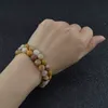 4mm 6mm 8mm 10mm 12mm Natural bracelet Crazy Agate Gemstone Healing Power Energy Beads Elastic Stretch stone round Beads bracelet