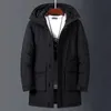 Men's Down Parkas Winter Jackets Men White Duck Warm Hooded Long Down Jackets Autumn Casual Top Parka Male Black Fluffy Coat Beige Yellow 231011