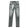 Mens jeans designer jeans män lila jeans kvinnor byxor lila ksubi jeans high street lila retro färg spot slim fötter mikro elastiska jeans hiphop blixtlås hål p r8phi8