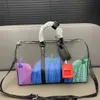 Luksusowe torby męskie torby na jamie wielkie graffiti torebki designerskie pary torby na ramię bagażowe lęki na lotnisku Torba podróżna męska torba fitness torebki fitness crossbody