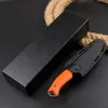 Special Offer H1085 Outdoor Survival Straight Knife DC53 Satin/Titanium Coated Blade Full Tang G10 Handle Fixed Blade Knives with Kydex