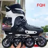 Inline Roller Skates Separate Roda Satu Baris Asli PU 4 Pola Bingkai Datar für Seluncur Anakanak Dewasa Luncur FSK Jalan 231012