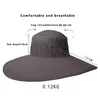 Large Brim Hats Chapeaux de seau unisexe haute qualité 15CM grand bord large hommes chapeau de pêche couleur unie imperméable chapeaux de soleil été femmes casquette de plage hommes Panama chapeau 231011