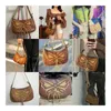 Abendtaschen Retro Design Damen Kleine Umhängetasche Braun Schmetterling Stickerei Unterwäsche Mode Cool Girl Tramp Brieftasche Handtasche