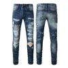 Jeans Hommes Femmes Mode Top Designer Jeans Casual Streetwear Jean 2023 Pantalon de marque de luxe Trous Pantalon Hip Hop Pantalon à fermeture éclair en détresse taille 28-40 9 styles