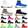 2023 New Arrival Sports Speed Trainer Socks Shoes Platform Vintage Sneakers 17Fw Black White Beige Graffiti Sole Slip-On Mens Women Trainers Loafers 36-45