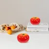 Fiori decorativi 4 pezzi Verdure finte Imitazione di pomodoro Decorazione da cucina in plastica finta per bambini