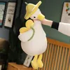 Bonecas de pelúcia Kawaii 30cm Pato Boneca Flor Brinquedo Recheado Animal Presente Plushie Simulação Engraçado 231012