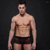 Sous-vêtements WJ / Net Sous-vêtements pour hommes taille basse trou de maille de glace respirant boxer hommes en été