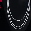 Chains CWWZircons Sparkling Multi Layered Round Cubic Zirconia Big Long Tennis Necklace For Women Wedding Party Costume Jewelry CP129