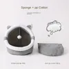 Cat Beds Furniture Bed For Cats Pet Basket Cat Bed Cozy Kitten Cushion Cat's House Tent Soft Warm Small Dog Mat Bag Washable Beds And Furniture 231011