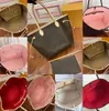 Большая сумка Женская дизайнерская сумка Модная классическая старая цветочная буква Высокое качество никогда ММ полная Сумка для покупок Леди Роскошная сумка на плечо 32 см