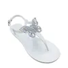 Sandales femme 2023 papillon cristal PVC extérieur Sandalias Zapatos De Mujer Tendencia