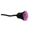 Pinceaux de maquillage 2 pièces brosse à poussière d'ongle Rose Rose Art nettoyage Blush poudre noir or