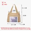 Waist Bags A4 Large Female Tote Bag Canvas Fabric Shoulder Women's Big Casual Handbags For Women School Teenager Ladies