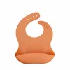 Accessoires pour cheveux Bavoirs en silicone à la mode pour bébés, bavoirs imperméables pour nourrissons, tissu d'alimentation pour garçons et filles, réglables différents styles de