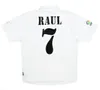 2001 2002 2003 Zidane Centenary Home Jersey Figo Hierro Ronaldo Raul Real Madrids Classic Retro Vintage Football Shirt 8512