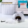 Letti per gatti Mobili per un sonno profondo Comfort in inverno Cuccia per gatti Piccolo tappetino Cestino Prodotti per cuccia per cani di piccola taglia Tenda per animali domestici Nido accogliente per grotta Cama Gato per interni 231011