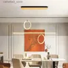 Plafondverlichting Licht luxe kunst gouden cirkel woonkamer led kroonluchter modern minimalistisch restaurant slaapkamer keuken woondecoratie hangende lichten Q231012