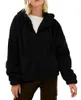 Women's Hoodies Womens Fuzzy Fleece Jacket Zip Up Oversized Winter Warm Sweatshirt