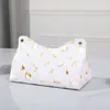 New Leather Tissue Box Creative Leather Paper Extraction Boxs Home Living Room Gift Tissue Boxs for Car Paper Extraction Box