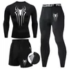 Trajes para hombres Hombre Protección UV Jerseys Medias Traje Rashguard Hombres Traje de baño de manga larga Swim Rash Guard Quick Dry Surf Compresión T Shirt Set 231012