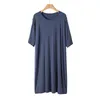 Mulheres sleepwear 2023 verão modal plus size solto homewear pijamas enfermagem vestido grávida sono para mulheres casual nightie