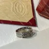 Klasik Moda Yüzük Tasarımcı Band Rings Erkek Kadın Ölçekli Moda Sterling Gümüş Takı Yıldönümü Noel Hediyesi