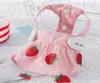 Pet Dog Apparel Cat Strawberry Princess Dresses Thin Sweet Dress For Small Girl Dog Sweet Pet Kirt Puppy Clothes3031072