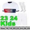 23 24 Psgs Mbappe Hakimi #30 Soccer Jersey Sergio Ramos Maillots De Football Marquinhos Verratti Men Kids Kit Shirt Uniforms Maillot