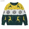 Damenpullover 2023 Weihnachten Jungen Mädchen Pullover Winter Herbst Kinder Kleidung Baby Mädchen Strickwaren Pullover Strickpullover Kinder Party PulloverL231107