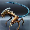 Trajes de mascote Neca Figura Alien Action Figure Aliens Xenomorph Predators Riple Action Figure Modelo Brinquedo Conjunto Boneca Móvel Decoração de Estante