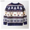 Women's Sweaters Christmas Children Sweater Autumn Clothing 3-7 Years Baby Girls Boys Knitwear Pullover Knitted Sweater 2023 Kids Party SweatersL231012