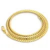 Miami Cuban Link Chain 14K Gold Plated 4mm 24 Necklace265b