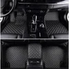 Vloermatten Tapijten Aangepaste autovloermatten voor Hyundai Santa Fe 5 Seat 2013-2023 Jaar Kunstleer Tapijt Interieur Auto-accessoires Q231012